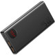 Універсальна мобільна батарея 20000 mAh, Baseus Adaman Metal 20000mAh 22.5W, Black, 2xUSB 12V/5A (PPAD000101)
