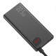Універсальна мобільна батарея 20000 mAh, Baseus Adaman Metal 20000mAh 22.5W, Black, 2xUSB 12V/5A (PPAD000101)