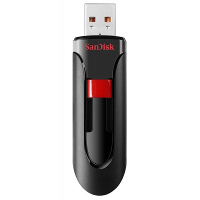 USB Flash Drive 256Gb SanDisk Cruzer Glide, Black/Red (SDCZ60-256G-B35)