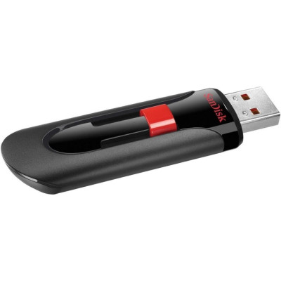 USB Flash Drive 256Gb SanDisk Cruzer Glide, Black/Red (SDCZ60-256G-B35)