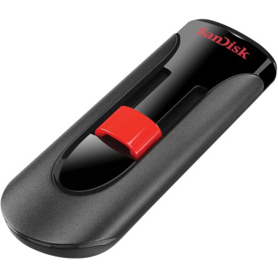 USB Flash Drive 256Gb SanDisk Cruzer Glide, Black/Red (SDCZ60-256G-B35)
