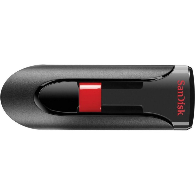 USB Flash Drive 256Gb SanDisk Cruzer Glide, Black/Red (SDCZ60-256G-B35)