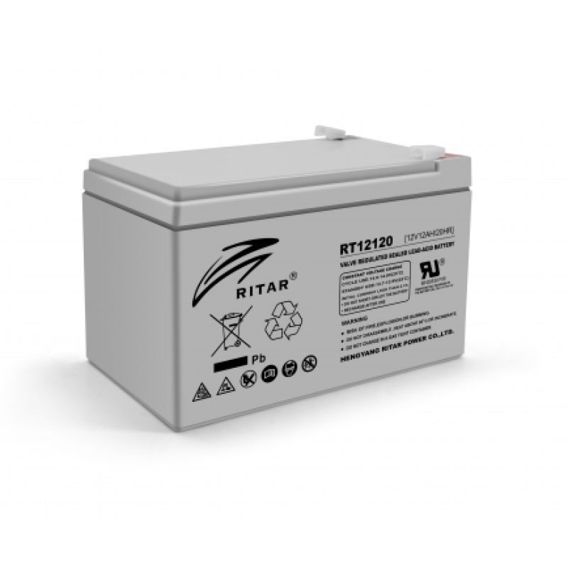 Батарея для ДБЖ 12В 12Ач Ritar RT12120 12V 12.0Ah 151х98х101мм