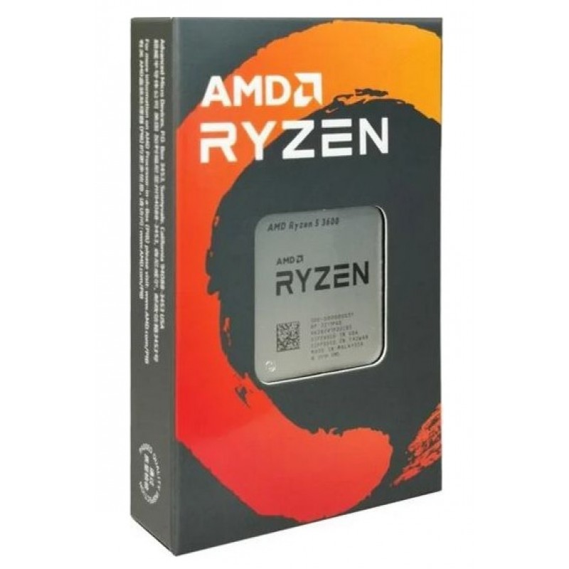 Процесор AMD (AM4) Ryzen 5 3600, Box, 6x3.6 GHz (Turbo Boost 4.2 GHz), L3 32Mb, Matisse, 7 nm, TDP 65W (100-100-100000031AWOF)
