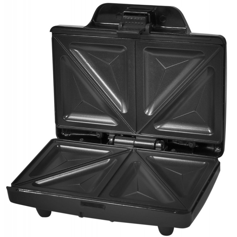 Бутербродниця Liberton LSM-7510, Black/Gray, 750W, пластини трикутні сендвічі 4шт, антипригарне покриття, індикатор готовності