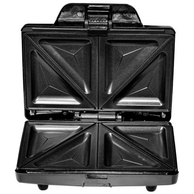 Бутербродниця Liberton LSM-7510, Black/Gray, 750W, пластини трикутні сендвічі 4шт, антипригарне покриття, індикатор готовності