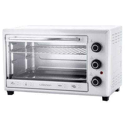Електродуховка Liberton LEO-351 White, 1800W, 35 л, механічне керування, таймер, 3 режими нагрівання