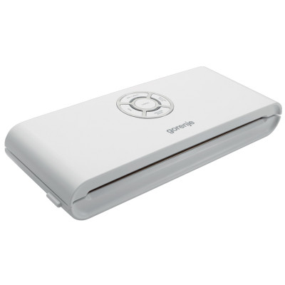 Вакуумний пакувальник Gorenje VS120W, White, 120W, електронне управління, функція запаювання та вакуумування