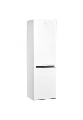 Холодильник Indesit LI7 S1E W, White, двокамерний, загальний об'єм 308L, корисний об'єм 197L/111L, A+, 176.3x59.5x65.5 см