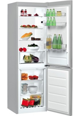 Холодильник Indesit LI8 S1 ES, Silver, двокамерний, загальний об'єм 339L, корисний об'єм 228L/111L, 188.9x59.5x65.5 см
