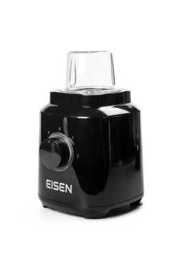 Блендер стаціонарний Eisen ETB-014G, Black, 1400W, 2 режими, ємність чаши 1.5 л, міні-подрібнювач