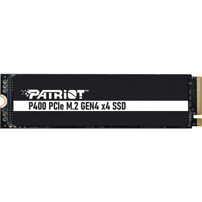 Твердотільний накопичувач M.2 512Gb, Patriot P400, PCI-E 4.0 x4, 3D TLC, 5000/3300 MB/s (P400P512GM28H)