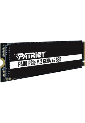 Твердотільний накопичувач M.2 512Gb, Patriot P400, PCI-E 4.0 x4, 3D TLC, 5000/3300 MB/s (P400P512GM28H)