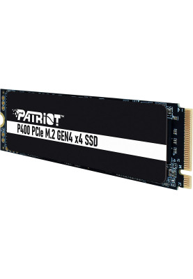 Твердотільний накопичувач M.2 512Gb, Patriot P400, PCI-E 4.0 x4, 3D TLC, 5000/3300 MB/s (P400P512GM28H)