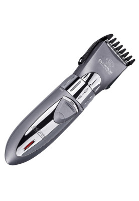 Машинка для стрижки MPM MMW-01, Steel, 3W, живлення акумулятор, 2 насадки, 5 налаштувань довжини 4-30мм, щіточка для чищення, перукарські ножиці, гребінець