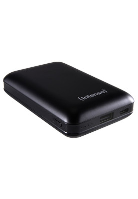 Універсальна мобільна батарея 10000 mAh, Intenso XC10000, Black, 1xUSB, 1xUSB Type-C, вбудований кабель Type-C (7314530)