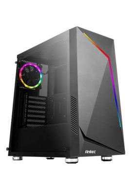 Корпус Antec NX300 Black, Mid Tower, без БЖ, для ATX/Micro ATX/Mini ITX, бічна панель із загартованого скла, 1x120 мм ARGB Fan (0-761345-81030-2)