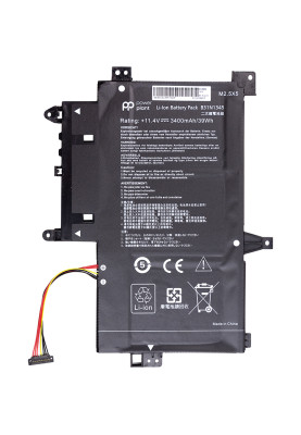 Акумулятор для ноутбука Asus Transformer Book Flip TP500L, 11.4V, 3400mAh, PowerPlant (NB431373)