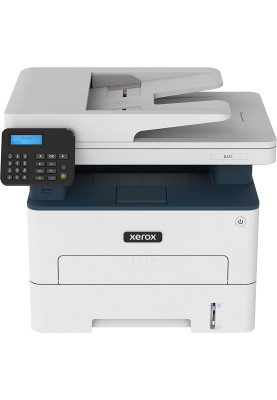 БФП лазерний ч/б A4 Xerox B225, Grey, WiFi, 600x600 dpi, дуплекс, до 34 стор/хв, РК-екран, USB / Lan, картридж 006R04403 (B225V_DNI)