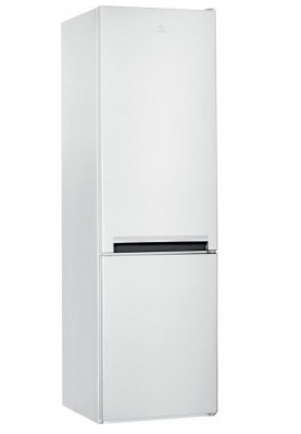 Холодильник Indesit LI9 S1E W, White, двокамерний, загальний корисний об'єм 372L, корисний об'єм 261L/111L, керування електронне, клас енергоспоживання А+, 201.3х59.5х65.5 см