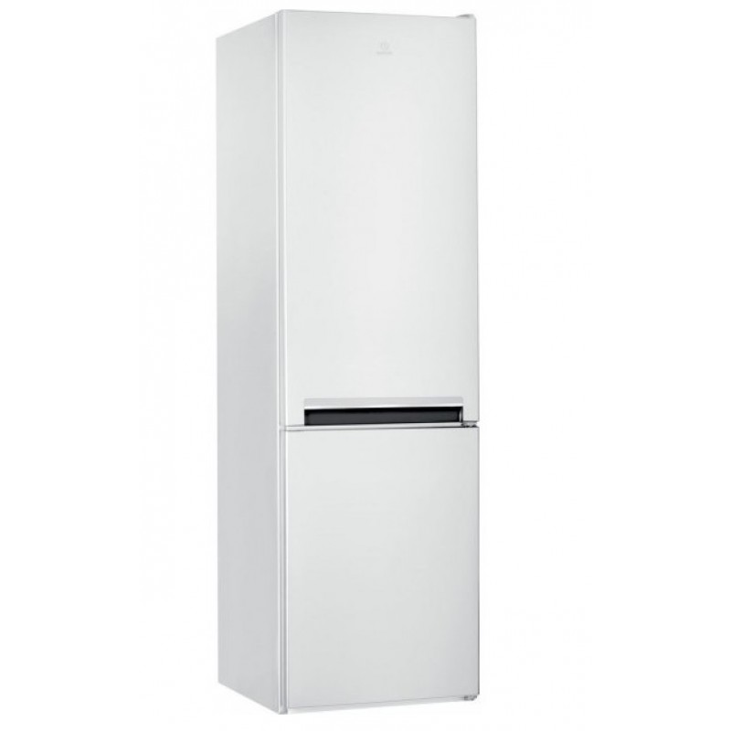Холодильник Indesit LI9 S1E W, White, двокамерний, загальний корисний об'єм 372L, корисний об'єм 261L/111L, керування електронне, клас енергоспоживання А+, 201.3х59.5х65.5 см
