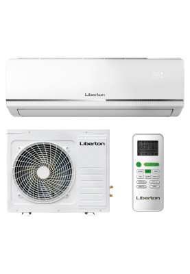 Кондиціонер Liberton LAC-07XA White, спліт-система, компресор звичайний, площа приміщення до 25 кв.м, автоматичний, осушення, вентиляція, обігрів, охолодження, фреон R410A