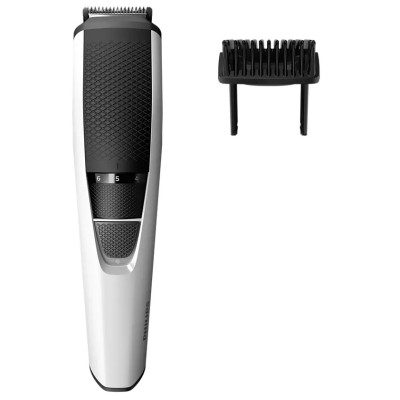 Тример для бороди Philips BT3206/14, Black, леза з нержавіючої сталі, довжина 0,5–10 мм, робота від акумулятора