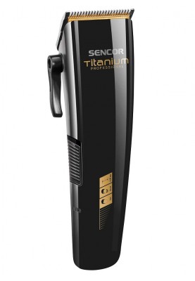 Машинка для стрижки Sencor SHP8400BK, Black, 8 насадок, довжина стрижки 3-25 мм, робота мережа/акумулятор, дорожній пластмасовий футляр