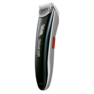 Машинка для стрижки Sencor SHP4302RD, Black, робота від мережа/акумулятор, 1 насадки, довжина стрижки 1-8 мм, щіточка для чищення, мастило