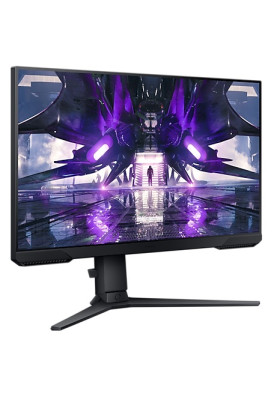 Монітор 24" Samsung Odyssey G3, Black, WLED, VA, 1920x1080 (16:9), 1 мс, 144 Гц, 250 кд/м², 3000:1, 178°/178°, HDMI/DP, FreeSync Premium, VESA 100x100 мм (LS24AG300NIXCI)