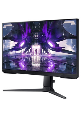 Монітор 24" Samsung Odyssey G3, Black, WLED, VA, 1920x1080 (16:9), 1 мс, 144 Гц, 250 кд/м², 3000:1, 178°/178°, HDMI/DP, FreeSync Premium, VESA 100x100 мм (LS24AG300NIXCI)