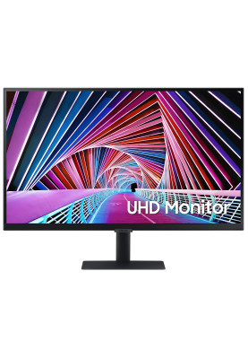 Монітор 27" Samsung S27A700, Black, WLED, IPS, 3840x2160 (16:9), 5 мс, 60 Гц, 300 кд/м², 1000:1, HDR10, 178°/178°, HDMI/DP, VESA 100x100 мм (LS27A700NWIXCI)