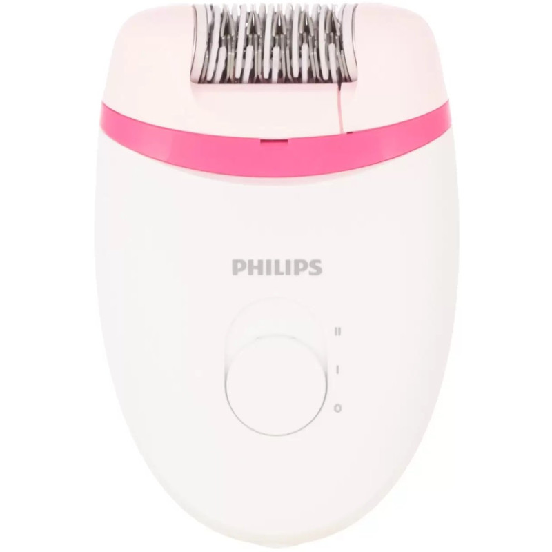Епілятор Philips BRE235/00 Satinelle Essential, White/Pink, суха епіляція, 2 швидкості, робота від мережі