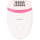 Епілятор Philips BRE235/00 Satinelle Essential, White/Pink, суха епіляція, 2 швидкості, робота від мережі