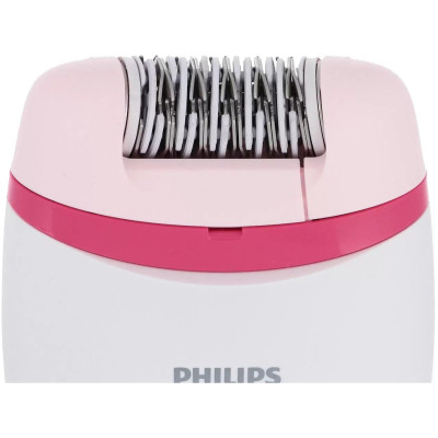 Епілятор Philips BRE235/00 Satinelle Essential, White/Pink, суха епіляція, 2 швидкості, робота від мережі