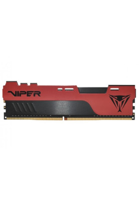 Пам'ять 16Gb DDR4, 2666 MHz, Patriot Viper Elite II, Black/Red, 16-17-17-36, 1.2V, з радіатором (PVE2416G266C6)