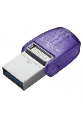 USB 3.2 Flash Drive 256Gb Kingston DataTraveler microDuo 3C Type-A/Type-C, 200Mb/s (DTDUO3CG3/256GB)