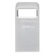 USB 3.2 Flash Drive 128Gb Kingston DataTraveler Micro, Silver, металевий корпус (DTMC3G2/128GB)