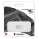 USB 3.2 Flash Drive 128Gb Kingston DataTraveler Micro, Silver, металевий корпус (DTMC3G2/128GB)