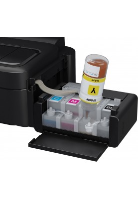 Принтер струменевий кольоровий A4 Epson L132, Black, 5760х1440 dpi, до 27/15 стор/хв, USB, вбудоване СНПЧ по 70 мл, чорнило 664 (C11CE58403)