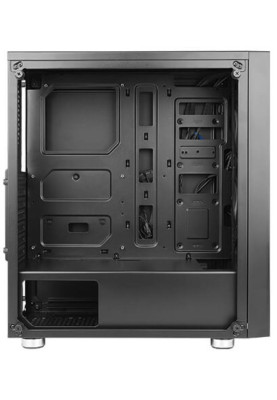 Корпус Antec NX320 Black, Mid Tower, без БЖ, для ATX/Micro ATX/Mini ITX, 2xUSB 2.0, 1xUSB 3.0, бічна панель із загартованого скла, 3x120 мм ARGB Fan (0-761345-81035-7)