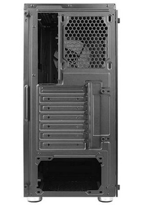 Корпус Antec NX320 Black, Mid Tower, без БЖ, для ATX/Micro ATX/Mini ITX, 2xUSB 2.0, 1xUSB 3.0, бічна панель із загартованого скла, 3x120 мм ARGB Fan (0-761345-81035-7)