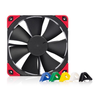 Вентилятор 120 мм, Noctua NF-F12PWM CHROMAX Black SWAP для корпуса 120x120x25мм SSO2 300-1500об/мин