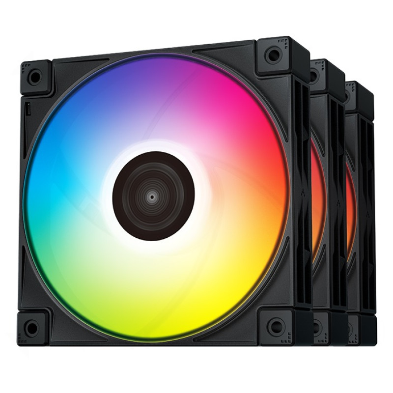 Вентилятори 120 мм, Deepcool FC120 3 in 1 3*120x120x25мм, HB, 500~1800 RPM±10%, ≤28 dB(A)