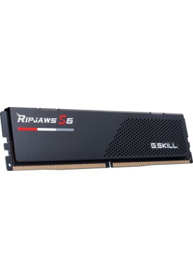 Пам'ять 16Gb x 2 (32Gb Kit) DDR5, 5600 MHz, G.Skill Ripjaws S5, Black, 36-36-36-89, 1.2V, з радіатором (F5-5600J3636C16GX2-RS5K)