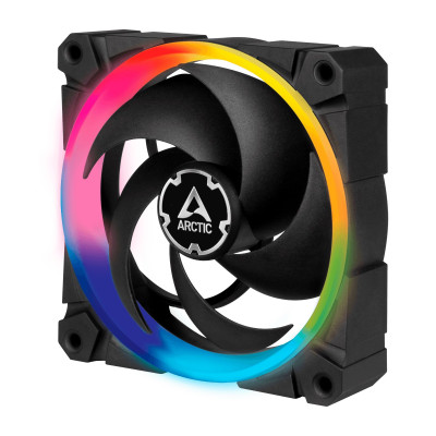 Вентилятор 120 мм, Arctic BioniX P120 A-RGB, Black, 120х120х30 мм, PWM, ARGB-підсвічування, 400-2300 об/мин, 4-pin / 4-pin, гідравлічний підшипник (ACFAN00231A)