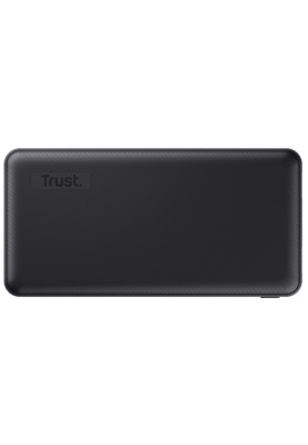 Універсальна мобільна батарея 20000 mAh, Trust Primo ECO, Black, 2xUSB + 1xUSB-C, система інтелектуального захисту, індикатор рівня заряду (24676)