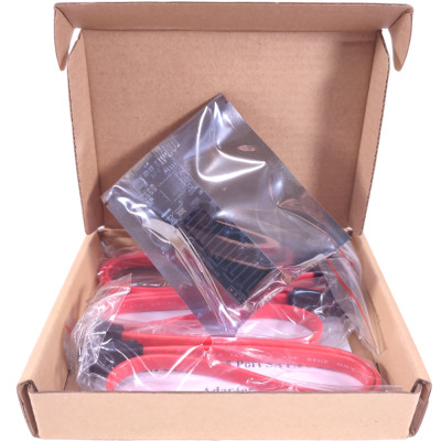 Контролер PCI-E-Dynamode M.2 (PCIe 3.0) B+M key to 5 Ports SATA III 6G SSD, Non-RAID, чіпсет JM53