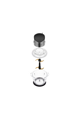 Подрібнювач Ardesto CHK-4001BR, Black/Silver, 400W, ємність 1 л, 1 режим, захист від перегріву