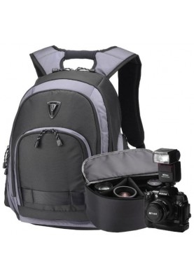 Рюкзак для ноутбука 16" Sumdex PON-395GY, Black/Grey, поліестер, 27.3 x 26.7 x 3.8 см